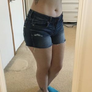 Distressed shorts from American Eagle!